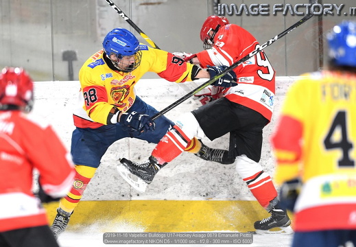 2019-11-16 Valpellice Bulldogs U17-Hockey Asiago (5-4)